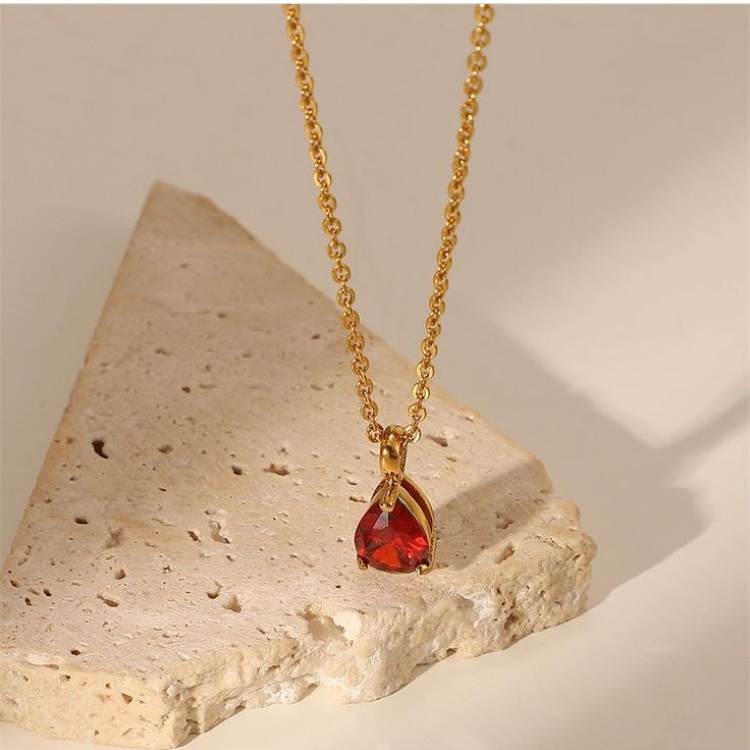 Tatiana Gem Pendant Necklace