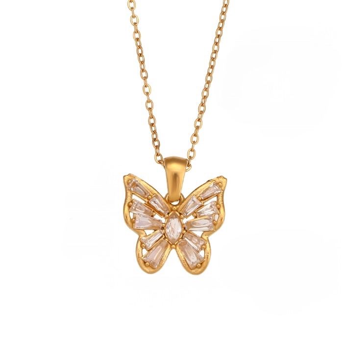 Adonis Butterfly Pendant Necklace