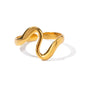 Abstract Wave Ring