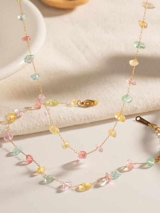 Drew Gemstone Necklace